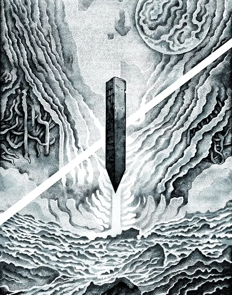 Dessin pour le livre de Pierre Avril
