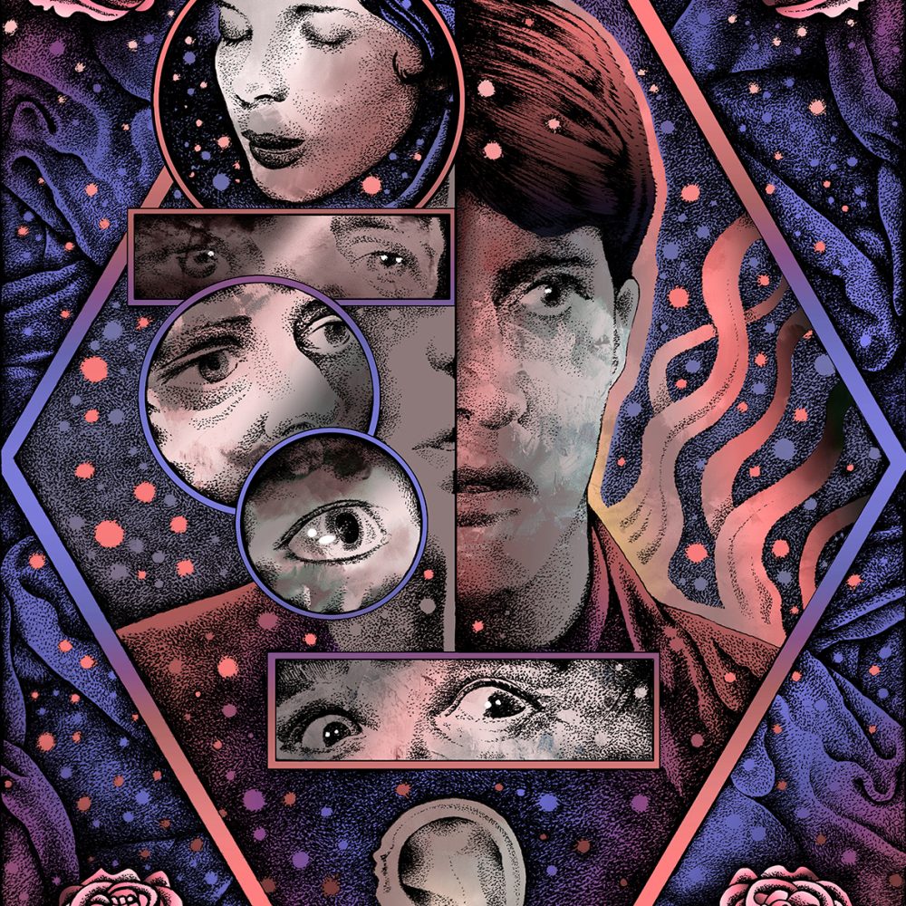 BLUE VELVET print